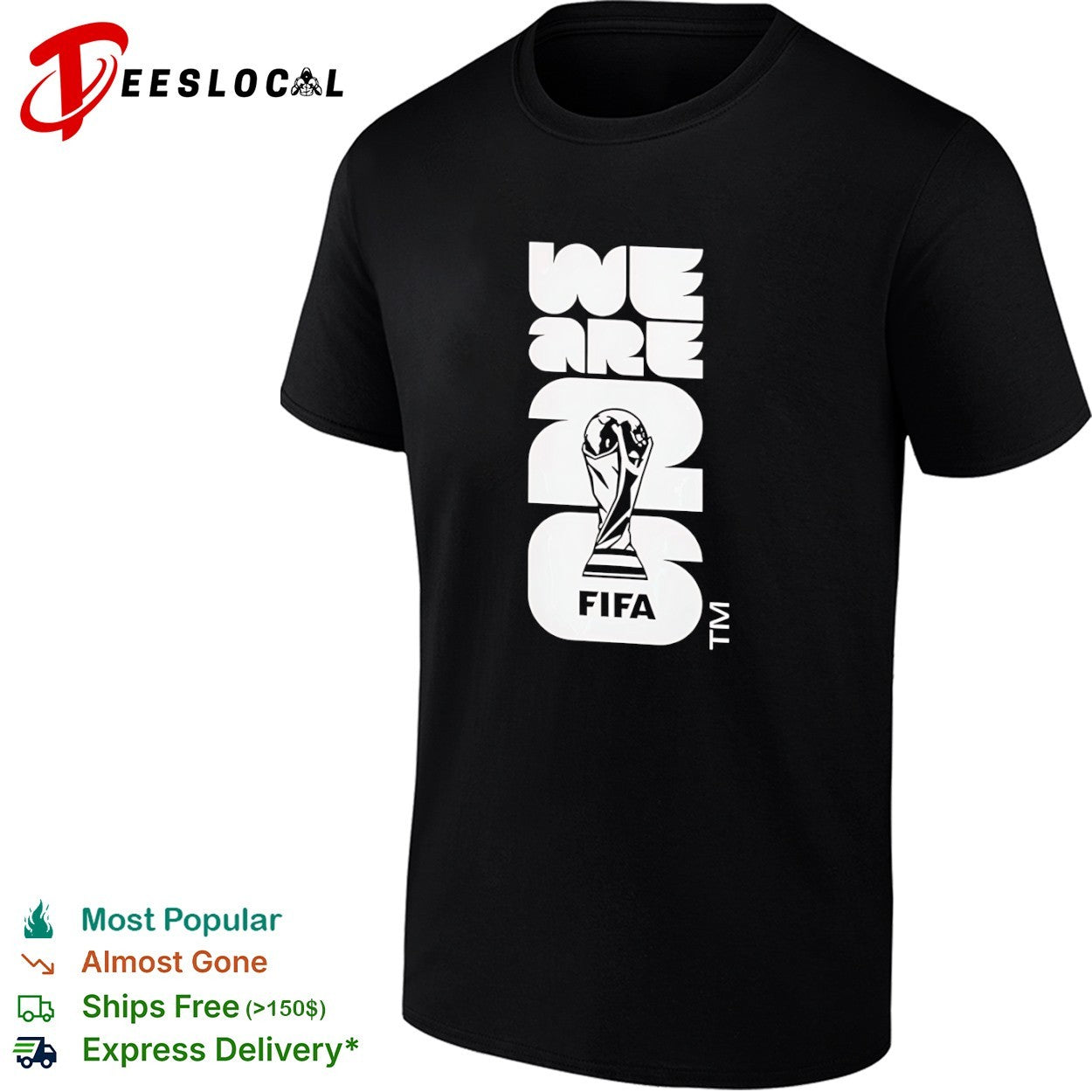 We Are 2026 FIFA World Cup Trophy Logo Official Soccer Tournament shirt