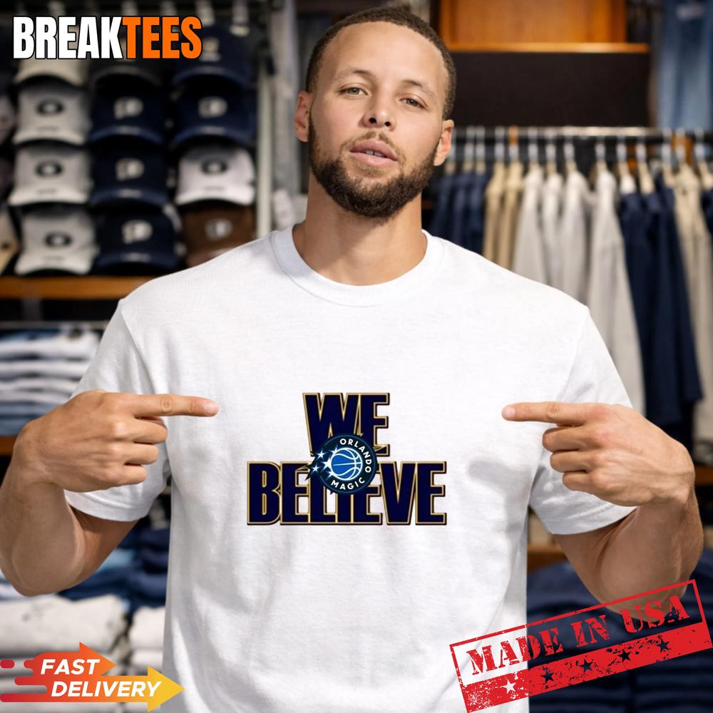 We Believe Orlando Magic NBA 2026 Team T-Shirt