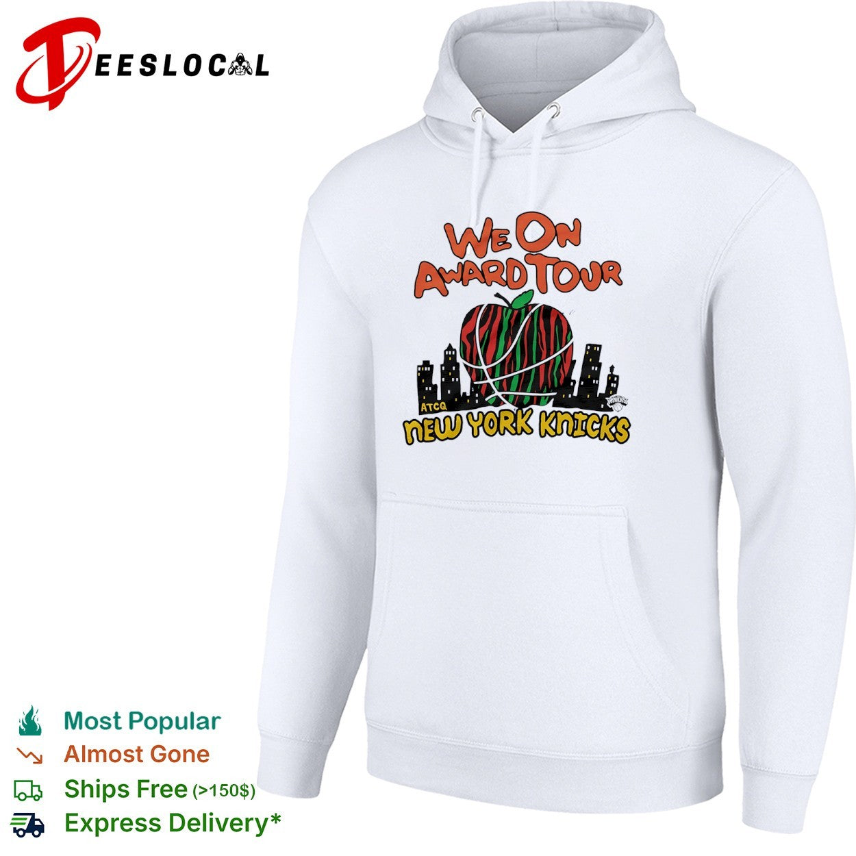 We on award tour New York Knicks A Tribe Called Quest Apple Basketball City shirt
