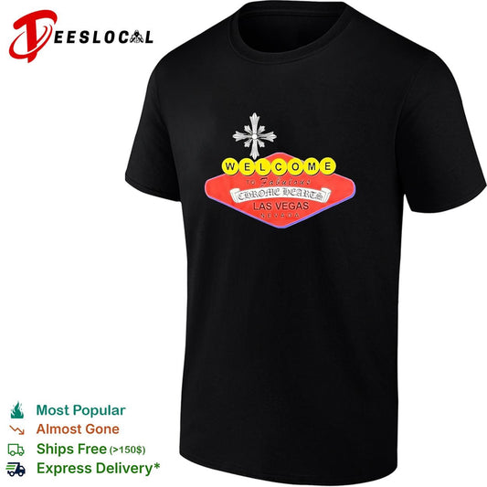 Welcome to fabulous Las Vegas Nevada gothic cross jewelry parody shirt