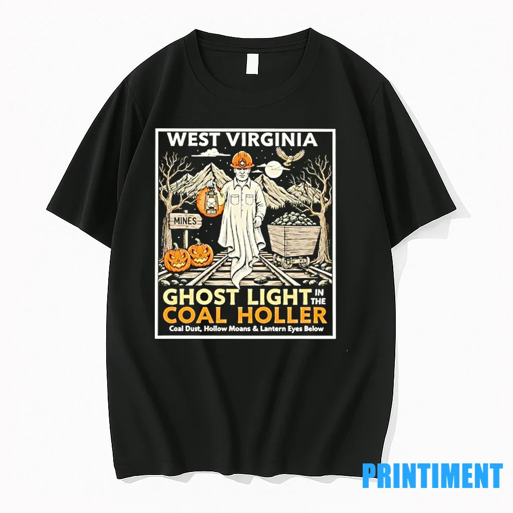 West Virginia Ghost Light In The Coal Holler Halloween Tshirts Sweater