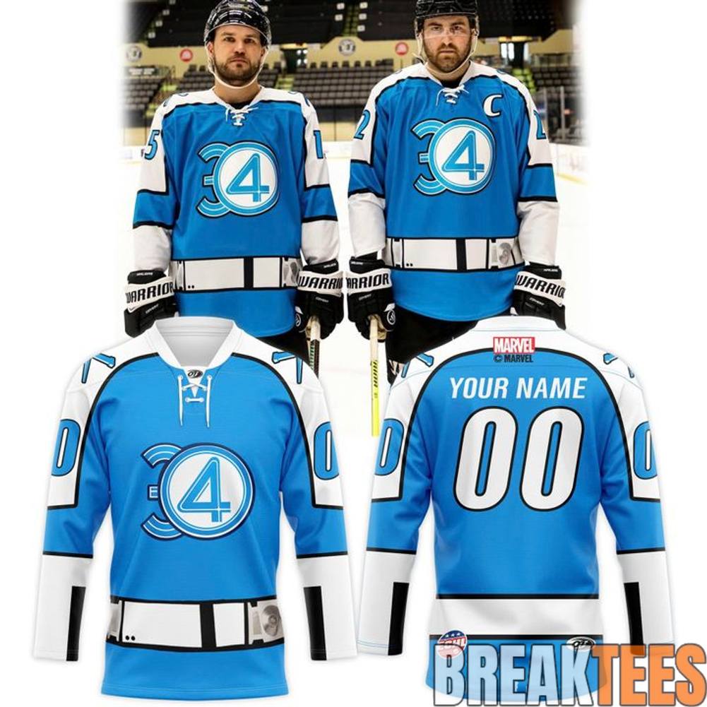 Wheeling Nailers x Marvel Super Hero Night Hockey Jersey
