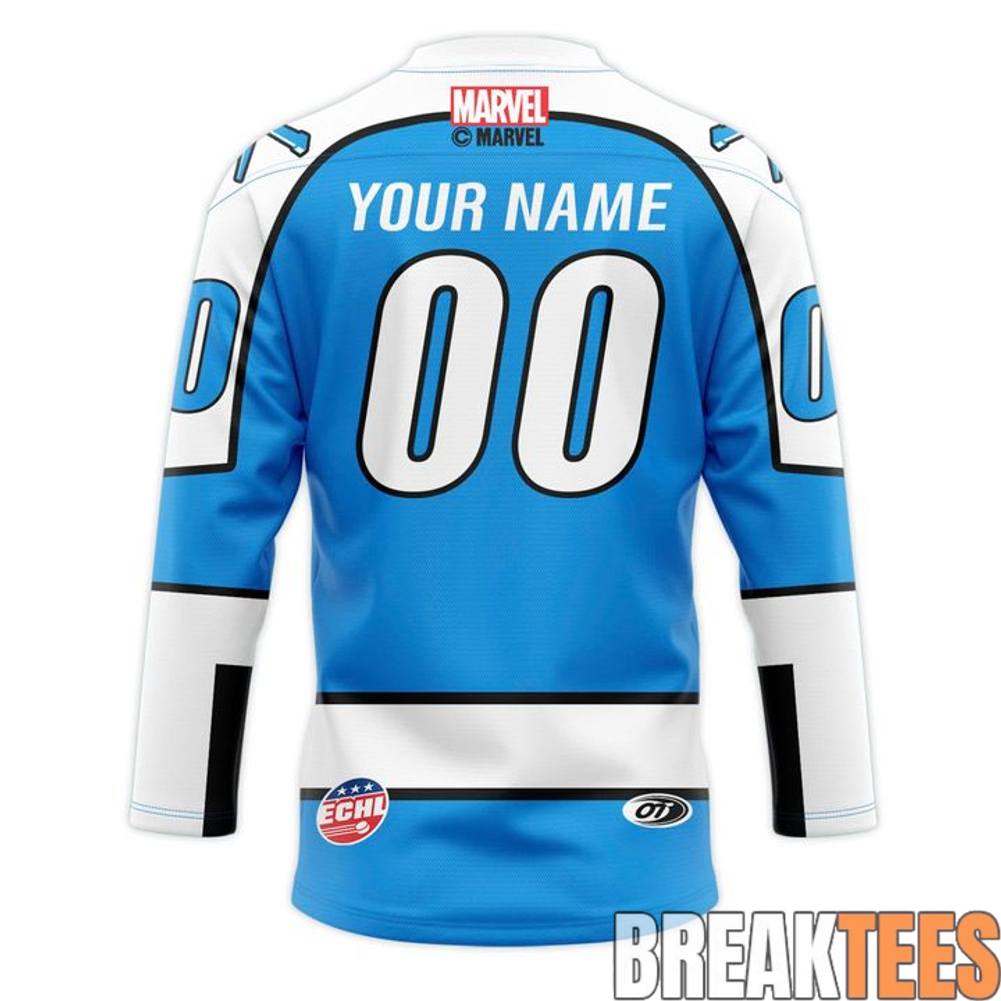 Wheeling Nailers x Marvel Super Hero Night Hockey Jersey
