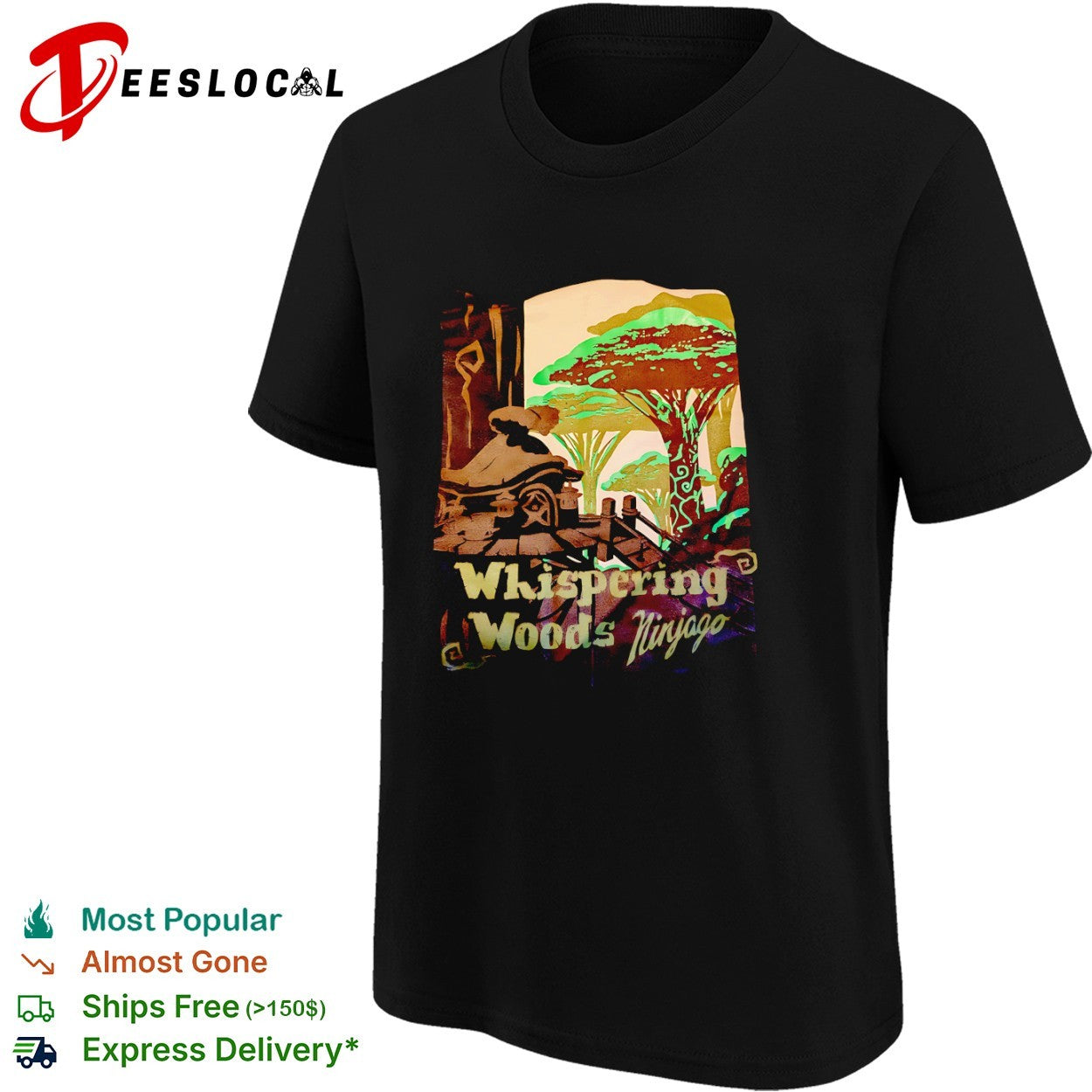 Whispering Woods Ninjago Forest Temple Scene Lego Ninjago Masters of Spinjitzu shirt