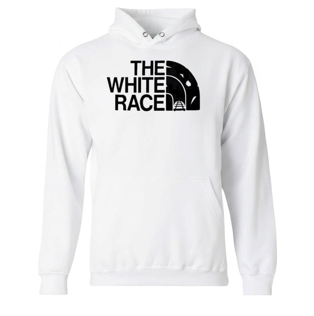White German man wears The White Race Shirt