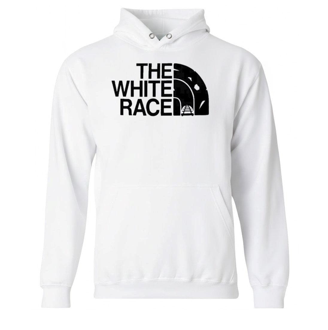 White German man wears The White Race Shirt