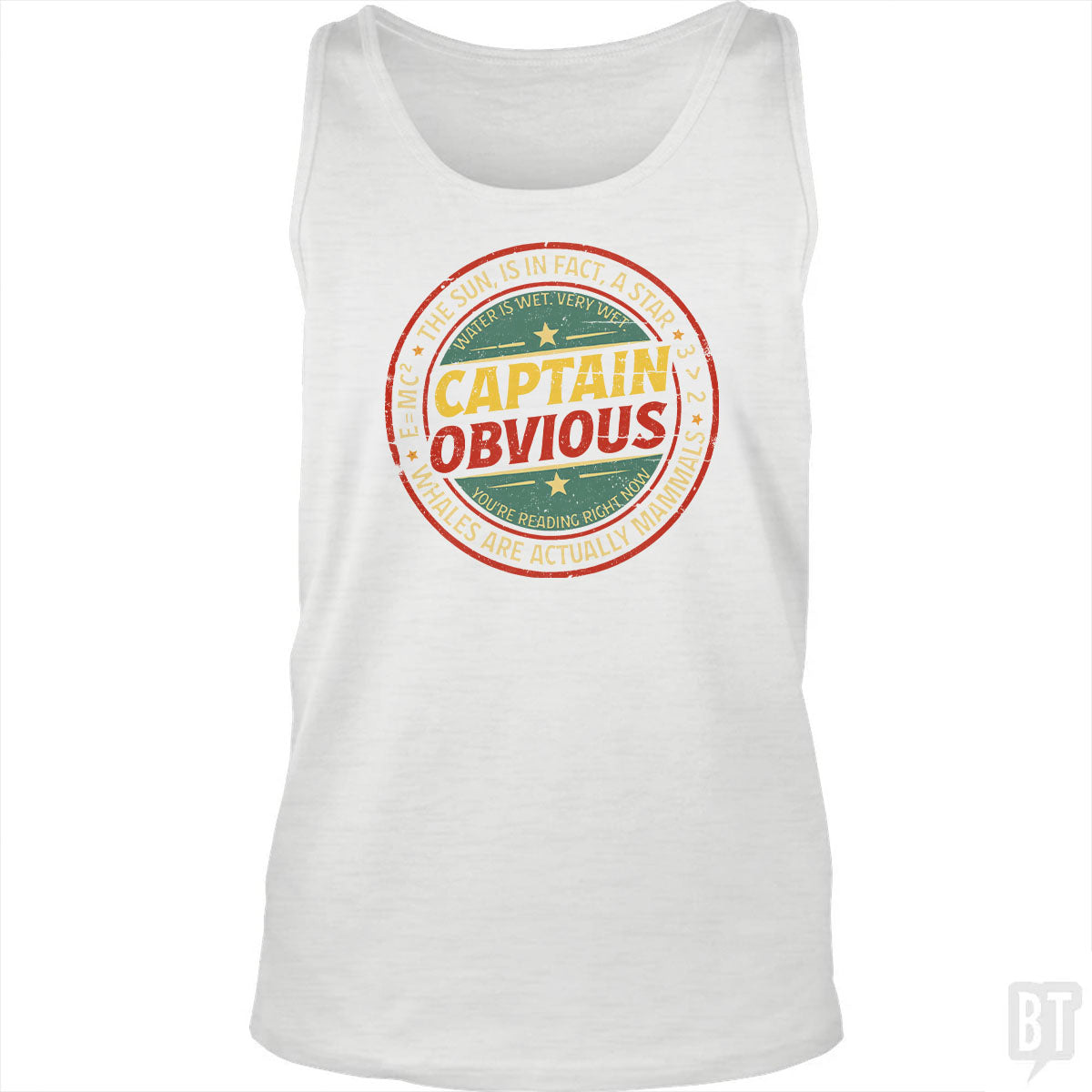 Captain Obvious Tank Top
