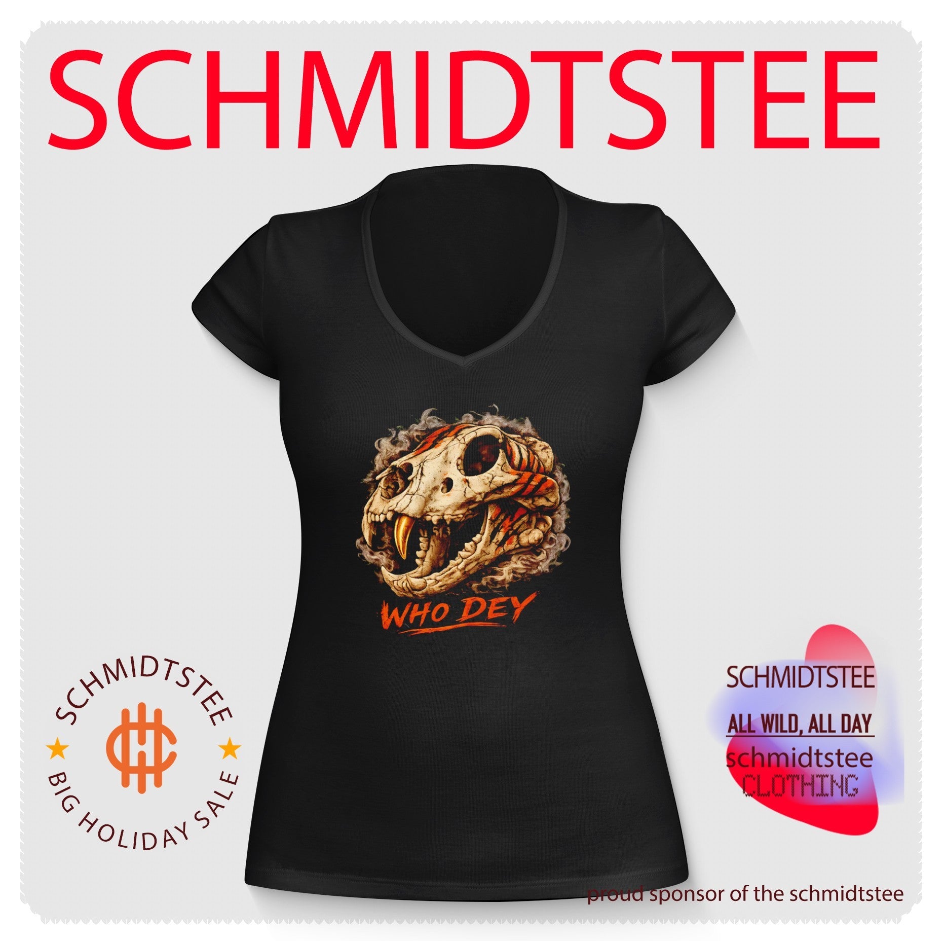 Who Dey Cincinnati Bengals Tiger Skull NFL shirt