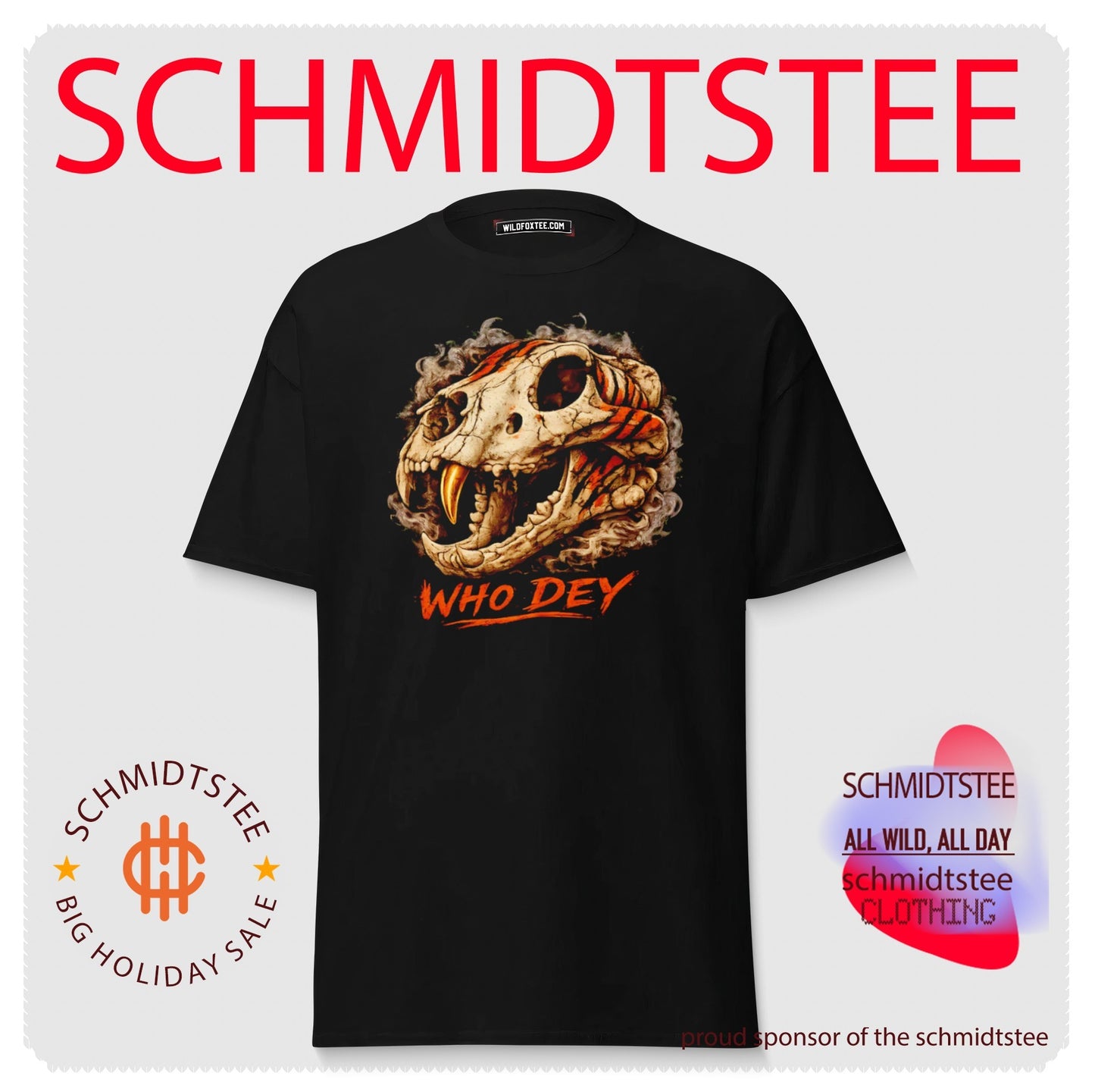 Who Dey Cincinnati Bengals Tiger Skull NFL shirt