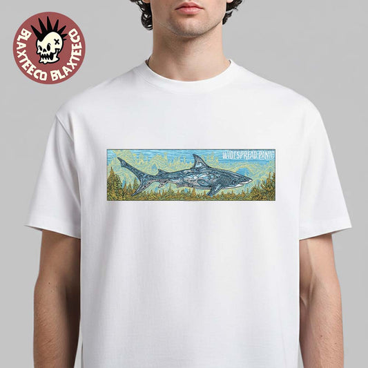 Widespread Panic St Augustine Florida 2026 Event Merch Poster At St Augustine Amphitheatre On March 20-22 2026 The Shark Art T-Shirt