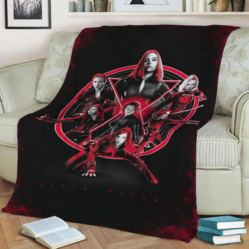 Widow Fleece Throw Blanket