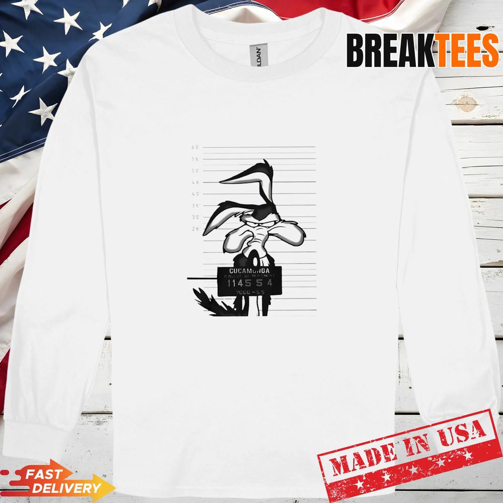 Wile E Coyote Looney Tunes mugshot T-Shirt