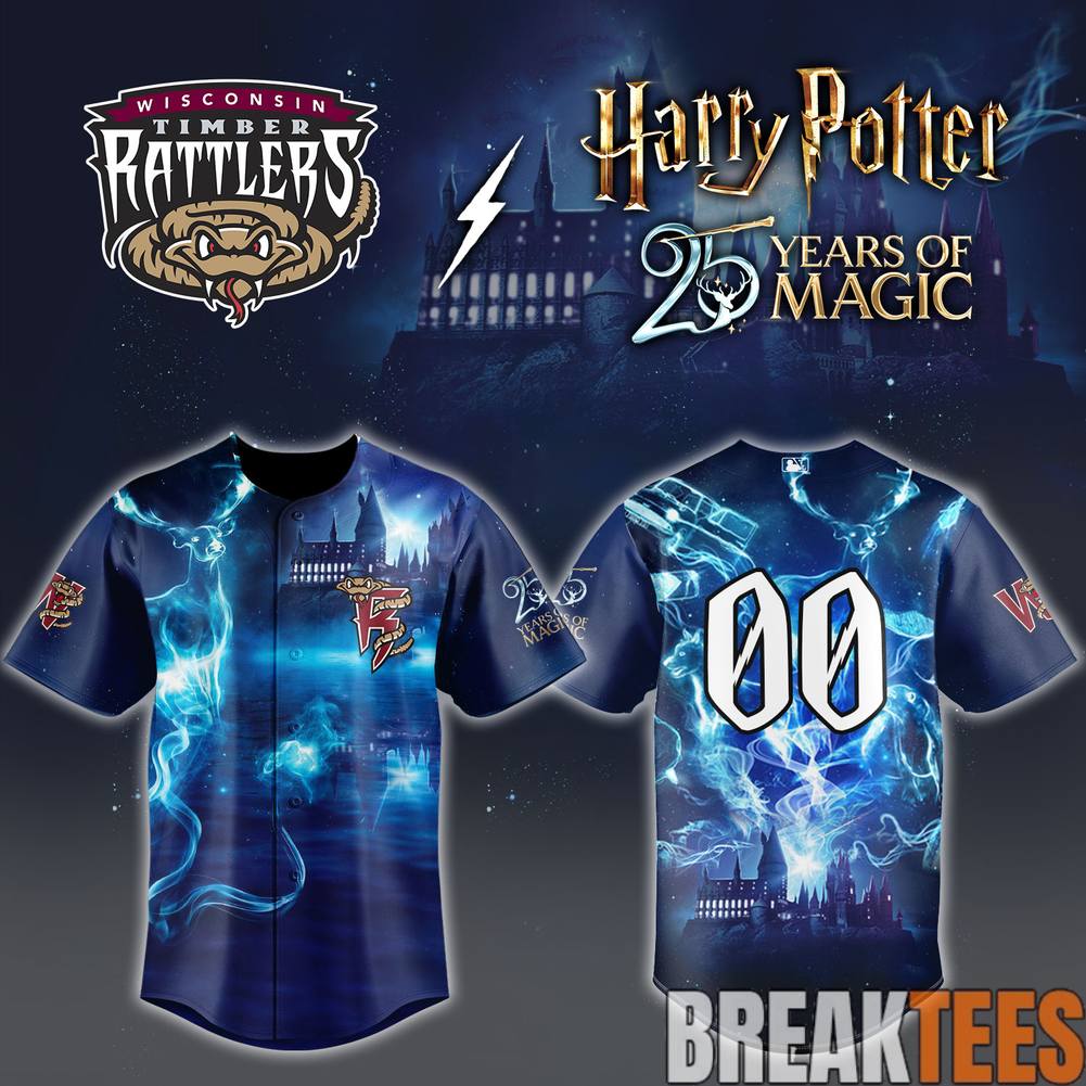 Wisconsin Timber Rattlers x Harry Potter Night 25 Years of Magic Jersey