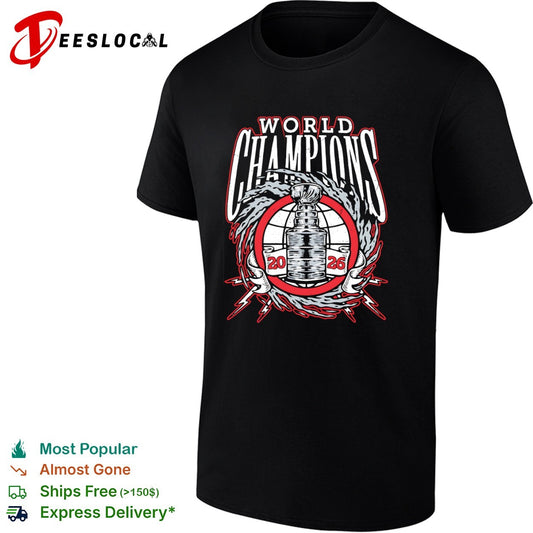 World Champions 2026 Stanley Cup Trophy Ice Hockey Professional League shirt