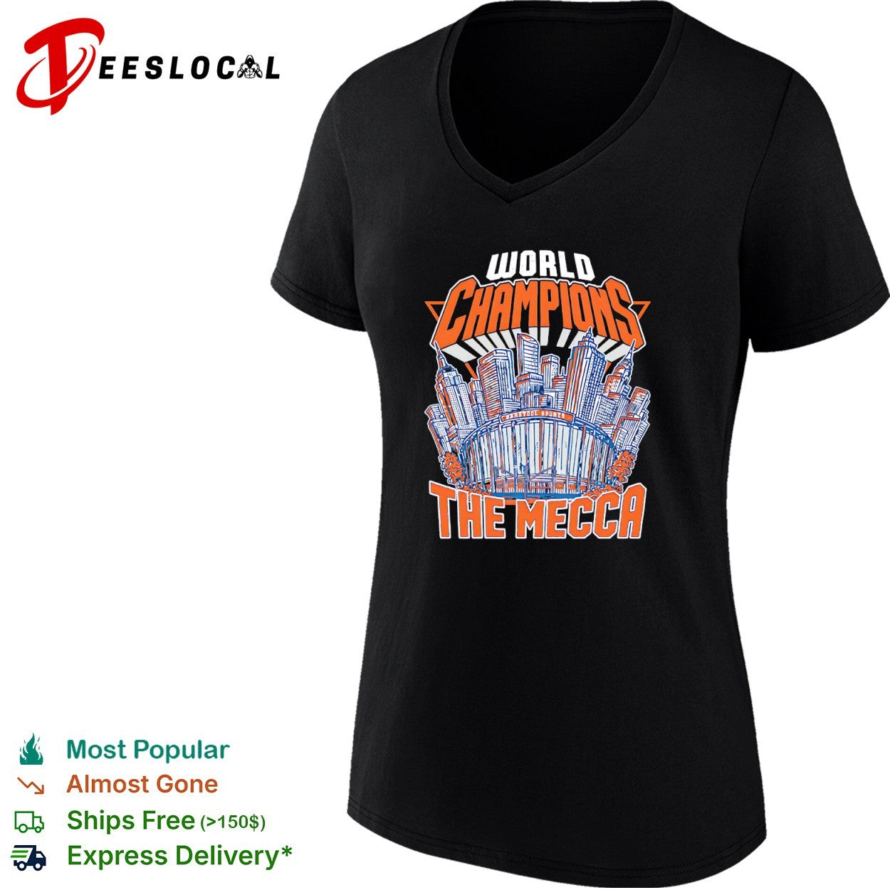 World Champions The Mecca New York Knicks Barstool Sports Madison Square Garden shirt