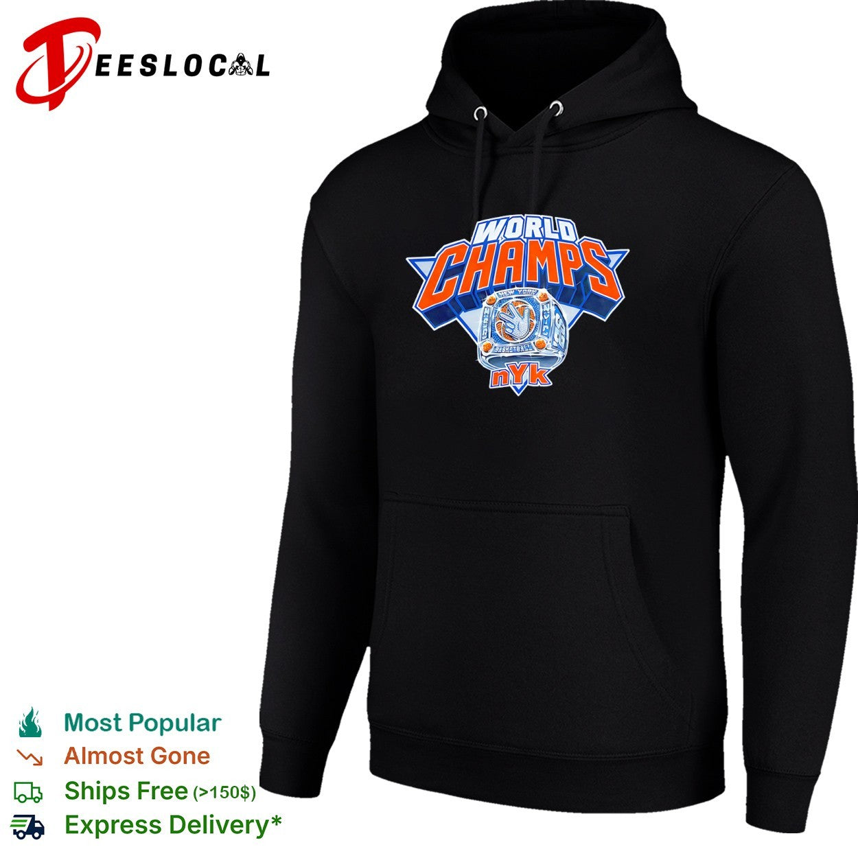 World Champs New York Knicks Basketball Ring shirt