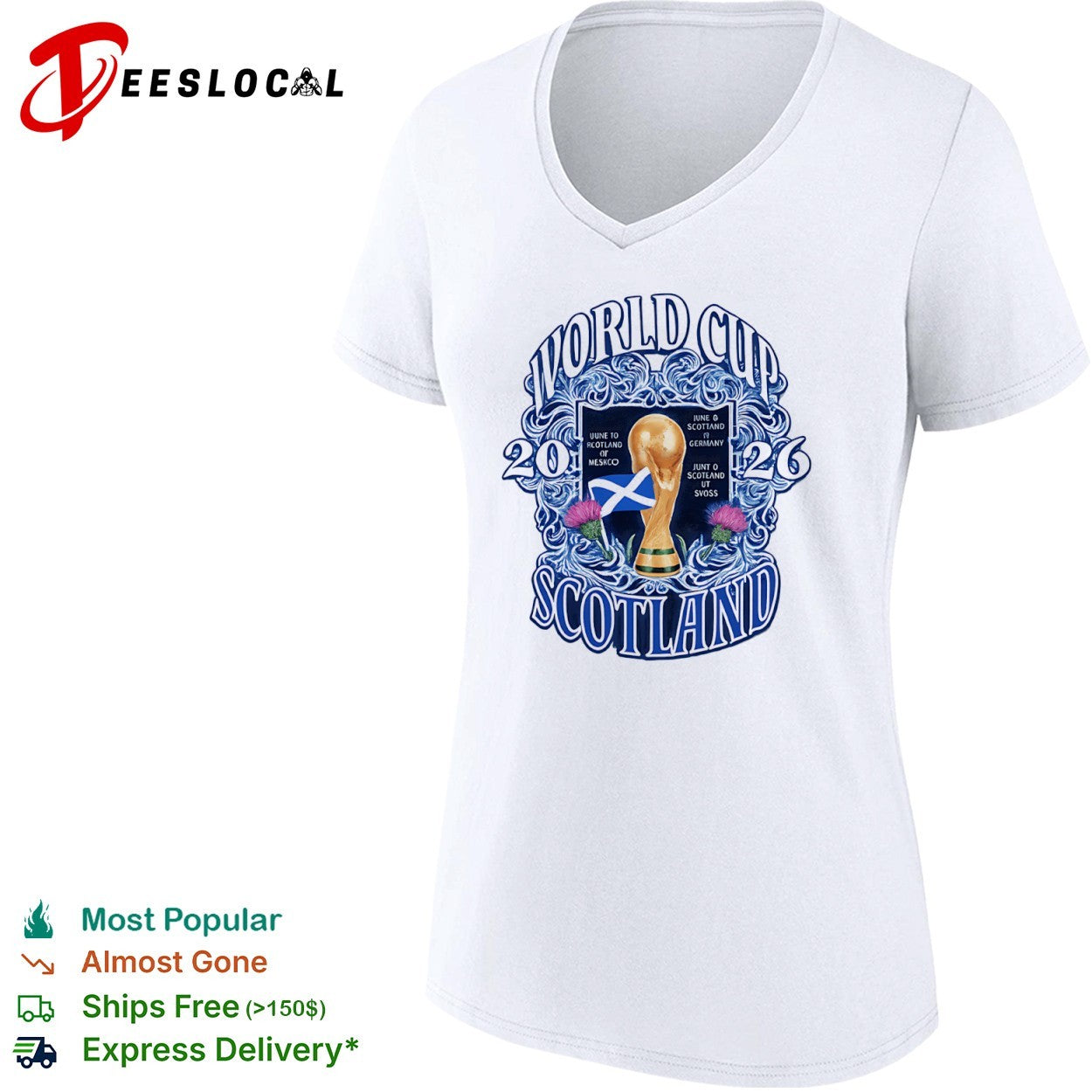World Cup 2026 Scotland Uune to Rcotland or Meskco June 6 Scottand 19 Germany shirt