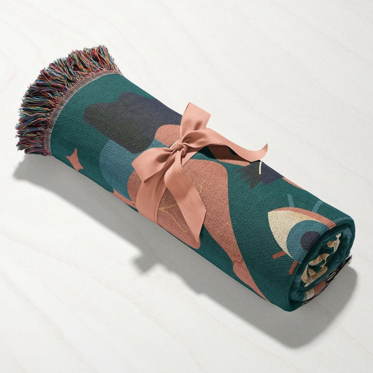 Porsche Singer DLS Woven Tapestry Throw Blanket with Fringe