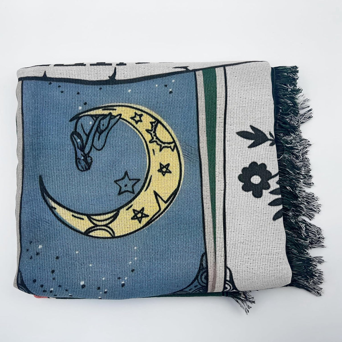 cinema retro posters Woven Tapestry Throw Blanket with Fringe