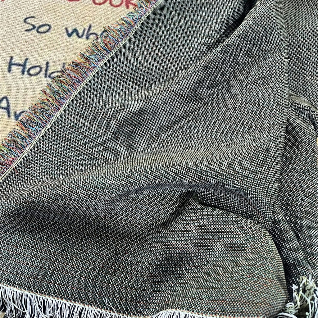 Custom Photo Woven Throw Blanket – Upload Your Image
