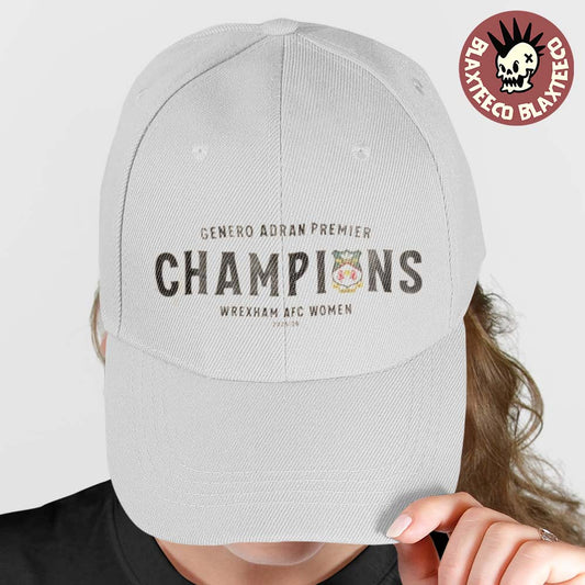 Wrexham AFC Women 2026 Genero Adran Premier Champions Locker Room Hat