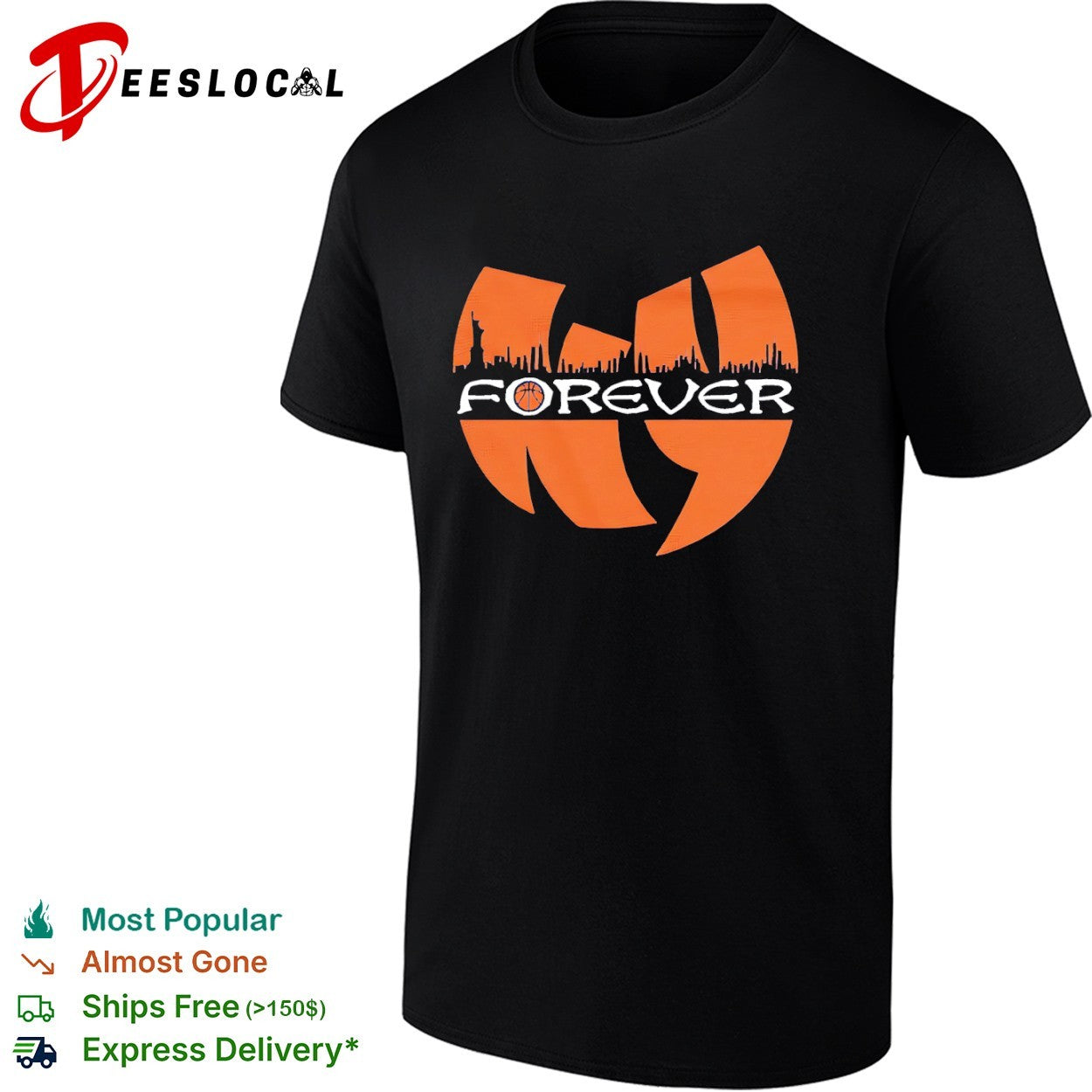 Wu Tang Clan Forever x New York Knicks basketball shirt