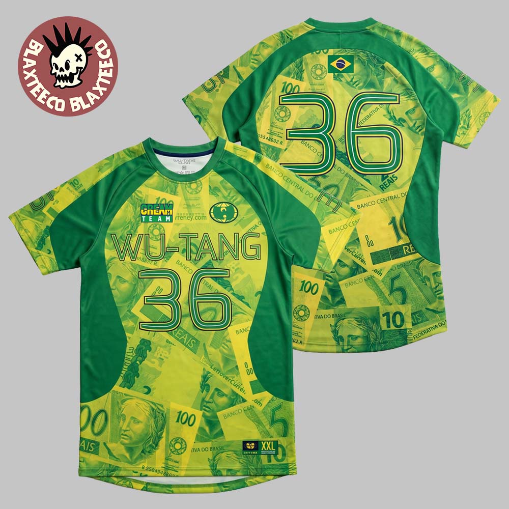 Wu-Tang Clan X FIFA World Cup 2026 C.R.E.A.M. Team Brazil Soccer Jersey