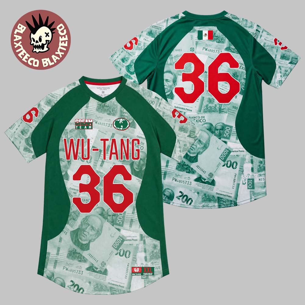 Wu-Tang Clan X FIFA World Cup 2026 C.R.E.A.M. Team Mexico Soccer Jersey
