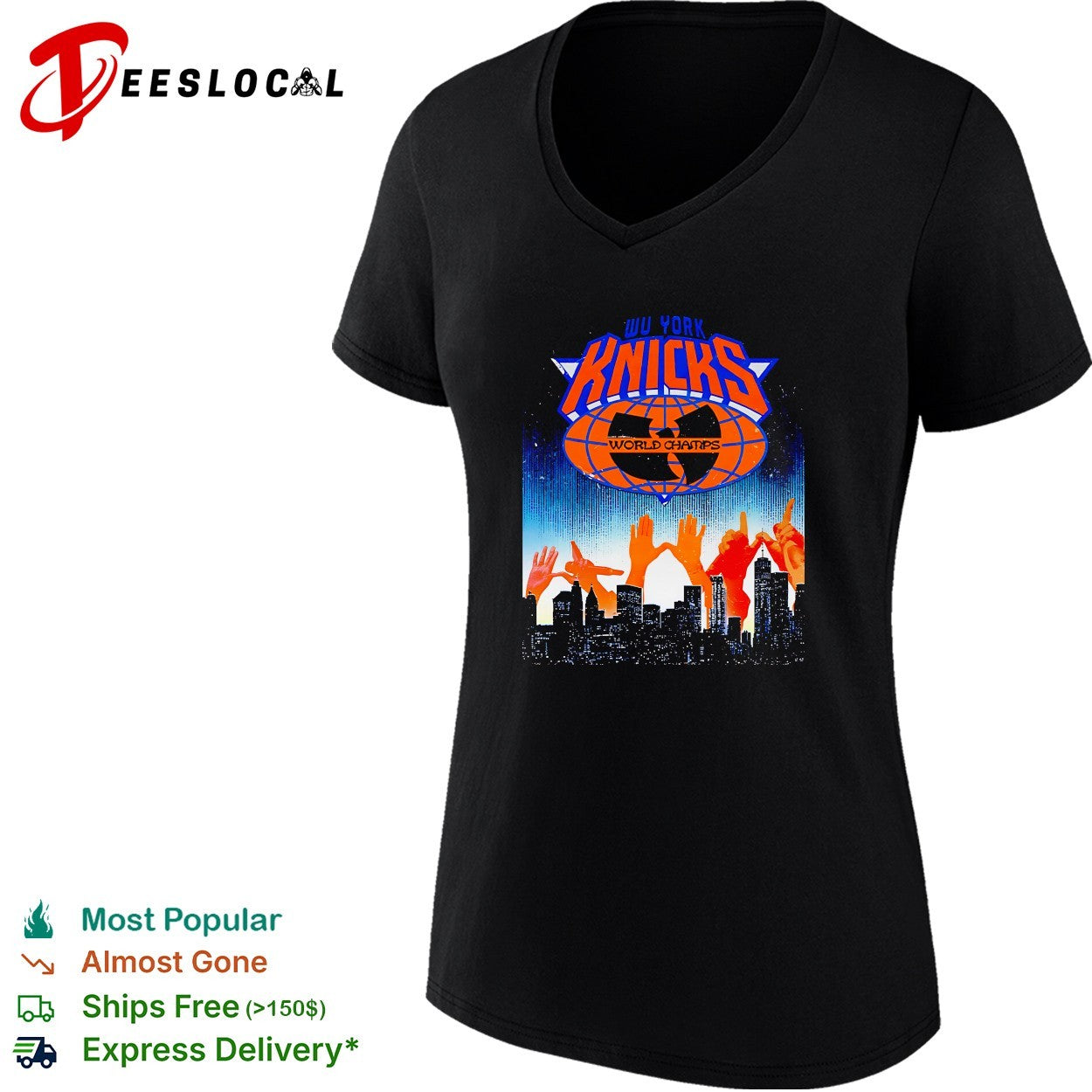 Wu-Tang Clan x New York Knicks Wu York Knicks 2026 NBA Champions ckyline shirt