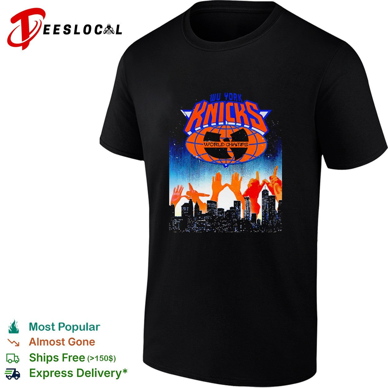 Wu-Tang Clan x New York Knicks Wu York Knicks 2026 NBA Champions ckyline shirt