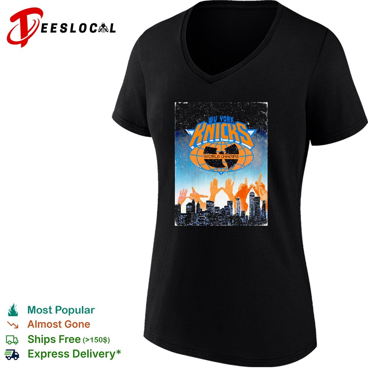 Wu York Knicks World Champs New York Knicks NBA Wu Tang Clan mashup Shirt