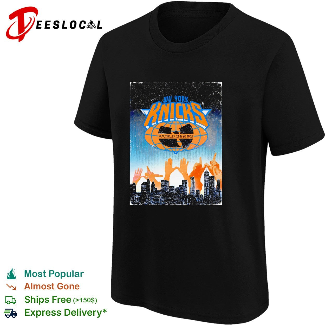 Wu York Knicks World Champs New York Knicks NBA Wu Tang Clan mashup Shirt