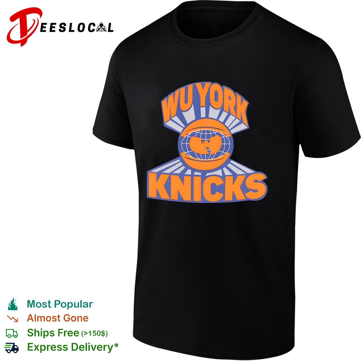 Wu York Knicks Wu Tang Clan x New York Knicks NBA Mashup Logo shirt