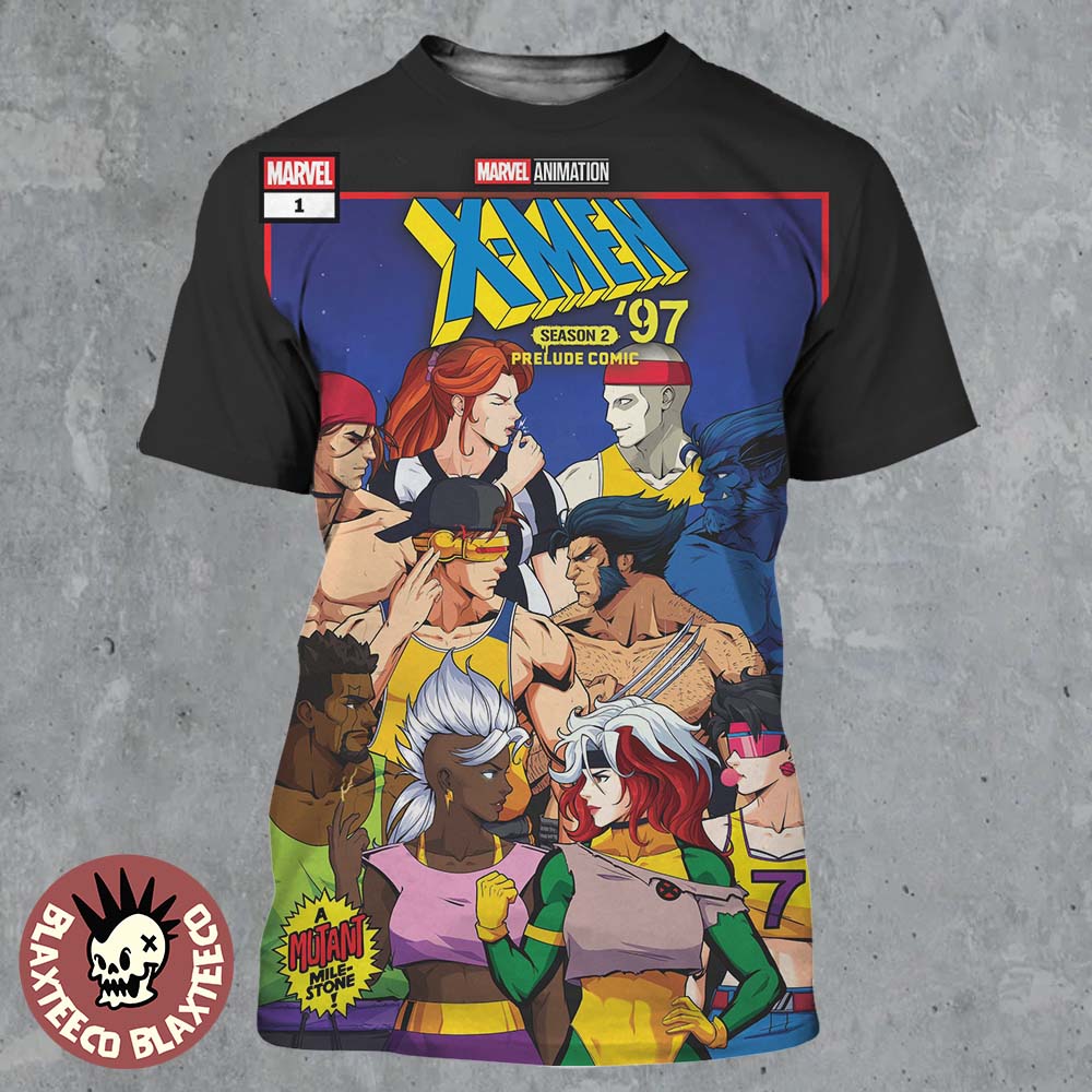 X-Men 97 Season 2 Prelude Comic Issue 1 A Mutant Milestone Comic Cover All Over Print Shirt