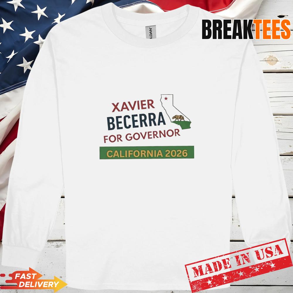 Xavier Becerra for Governor California 2026 California grizzly bear T-Shirt