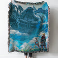 Xenoblade Chronicles Woven Tapestry Throw Blanket with Fringe