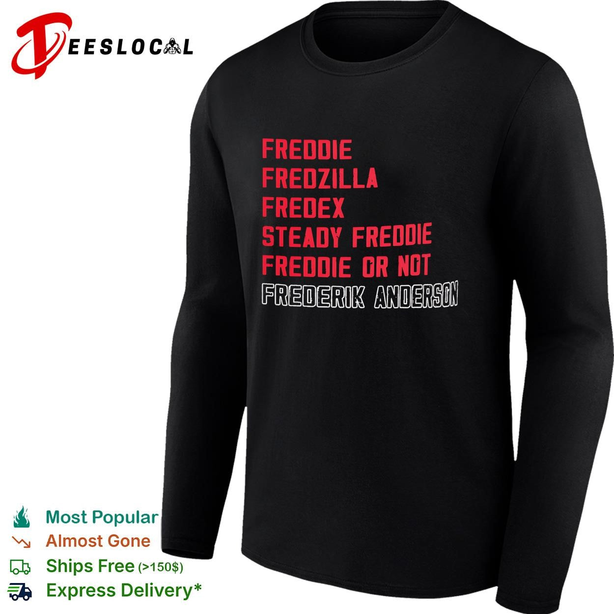 Freddie Fredzilla Fredex steady Freddie Frederik Anderson Carolina Hurricanes shirt