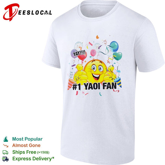 YAY 1 Yaoi Fan Emoji Celebration Party shirt