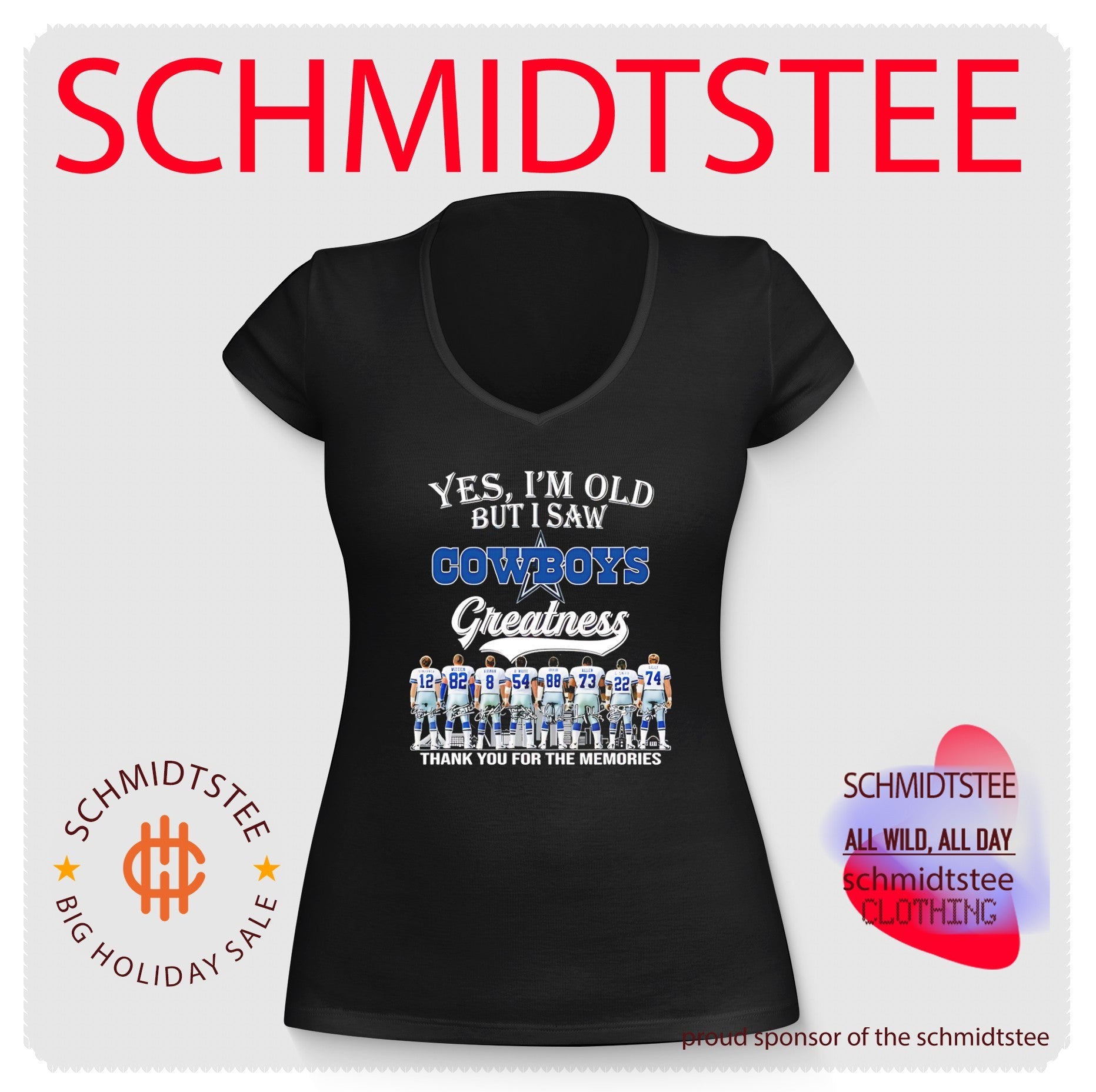 Yes I’m old but I saw Dallas Cowboys greatness thank you for memories shirt