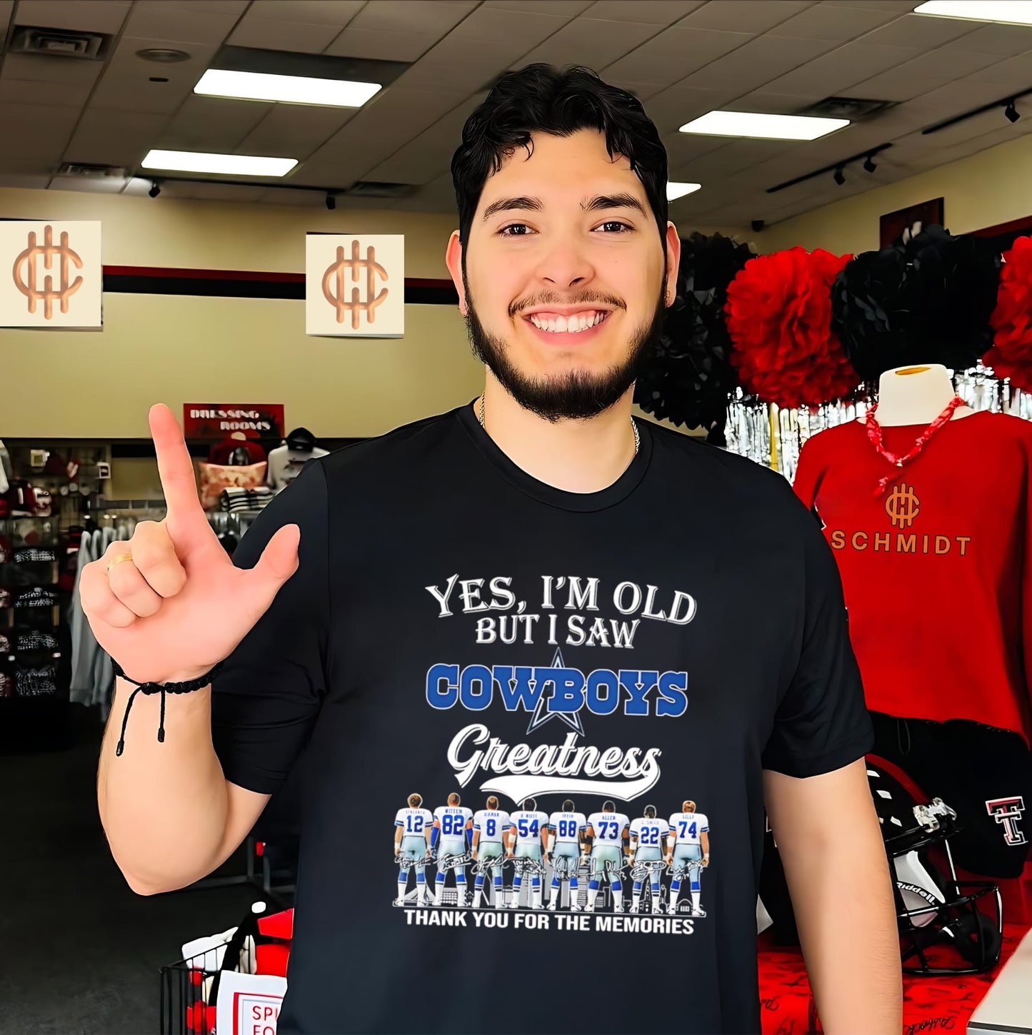 Yes I’m old but I saw Dallas Cowboys greatness thank you for memories shirt