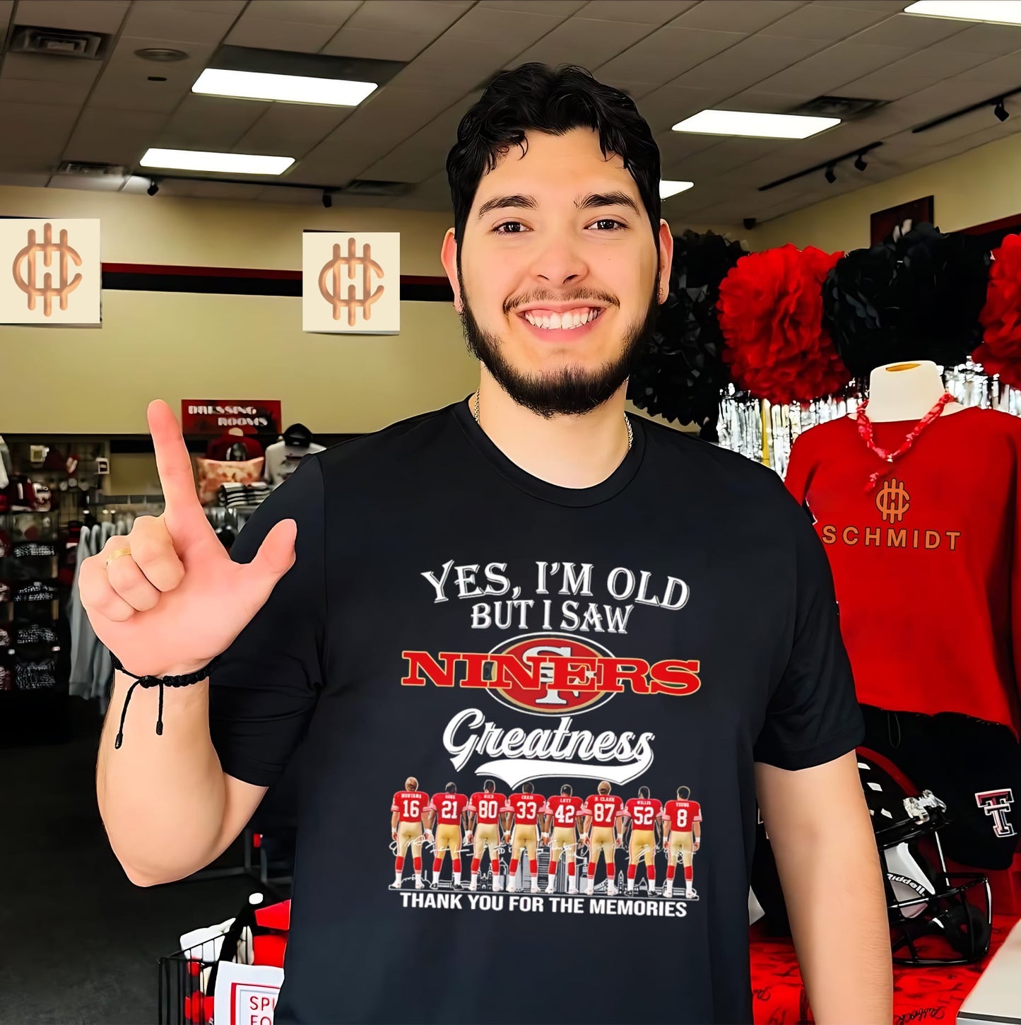 Yes I’m old but I saw San Francisco 49ers greatness thank you for memories shirt