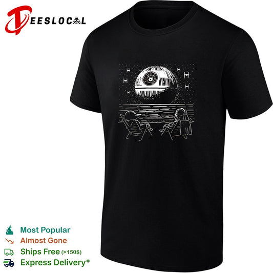 Yoda and Vader at the beach The Dark Side of the Beach shirt
