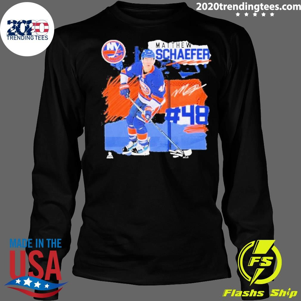York Islanders Matthew Schaefer Fresh Ice Shirt