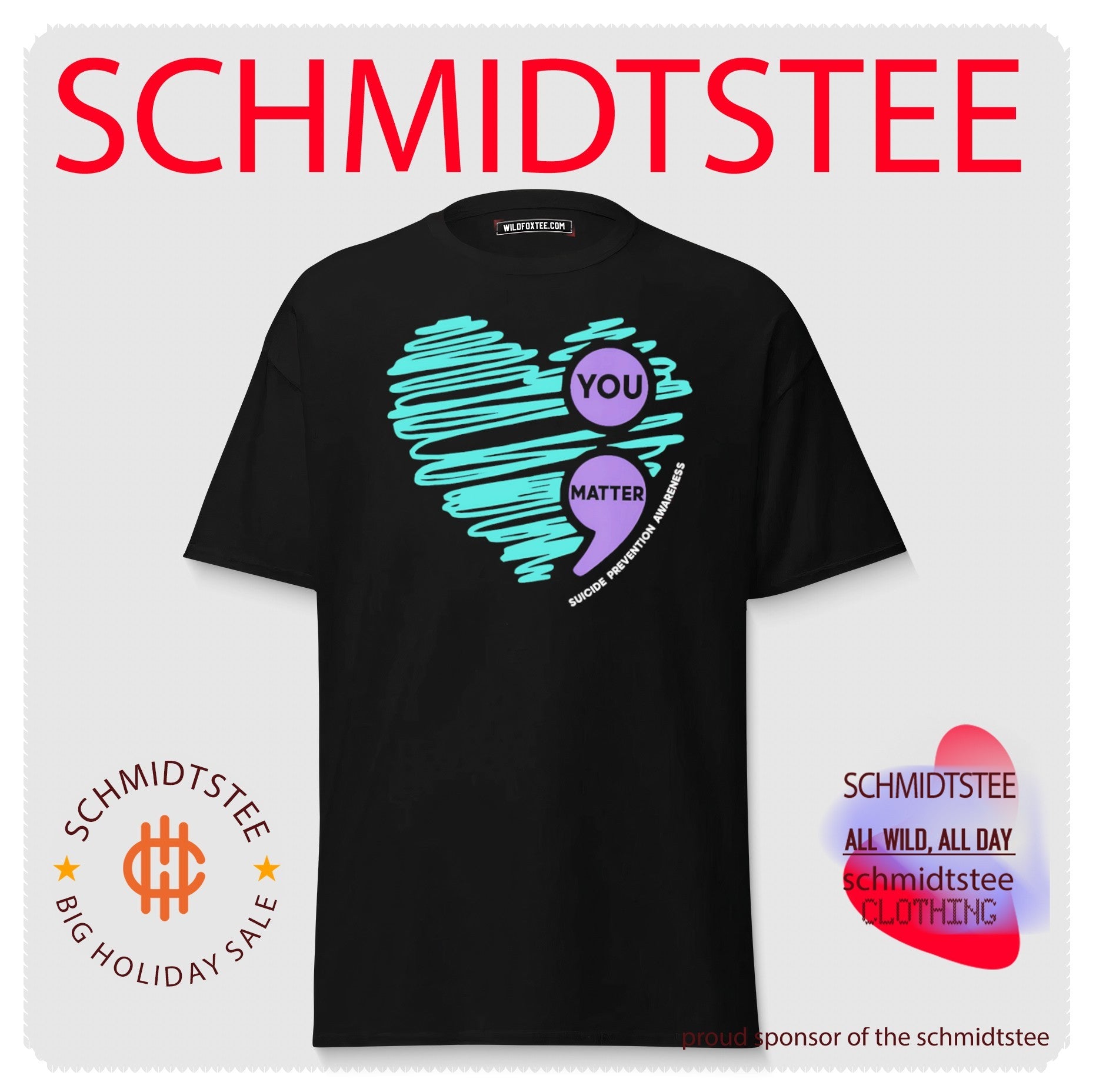 You Matter Semicolon Suicide Prevention Awareness shirt