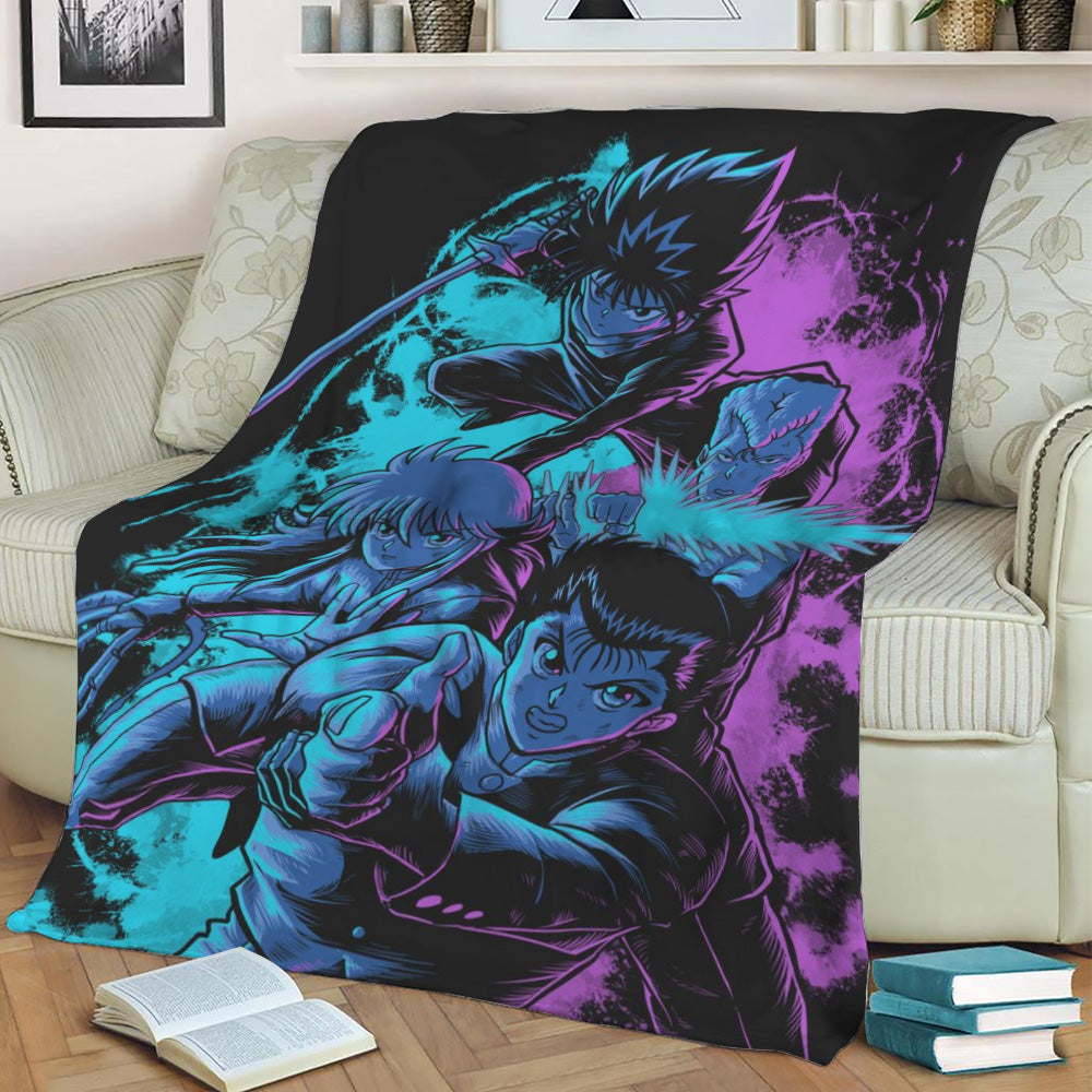 Yu Yu Hakusho Fleece Throw Blanket