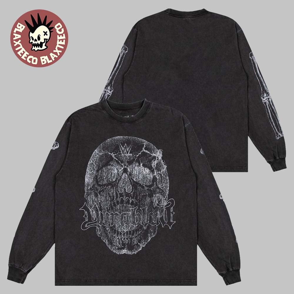 Yungblud X WWE Wrestlemania 42 Las Vegas Celebration Skull Long Sleeve Tee