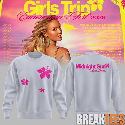 Zara Larsson Girls Trip Eurosummer Fest 2026 Grey Sweatshirt