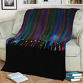 Zombie Perk Machines Fleece Throw Blanket