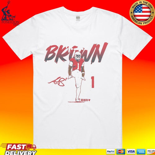 A.j. Brown Name Number Pose T-shirt