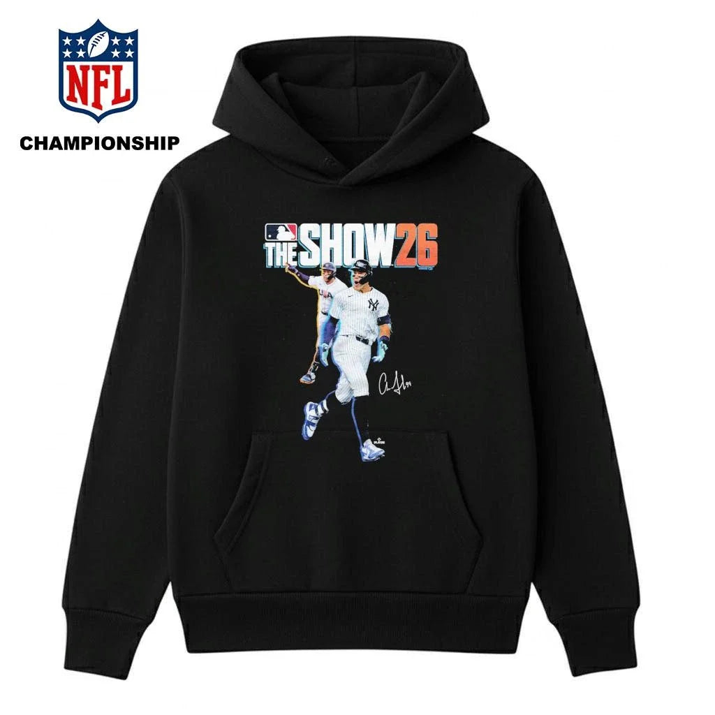 Aaron Judge MLB The Show 26 Cover autographed Shirt